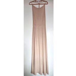 Lanston Racer Back High Side Slit Maxi Tank Dress XS